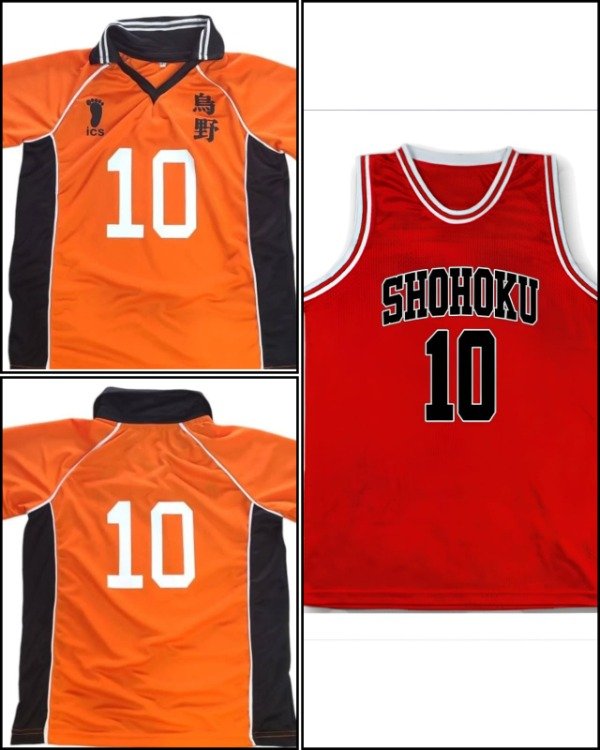Producto - Remeras deportivas Haikyuu y Slam Dunk (Ingrese para elegir modelo)