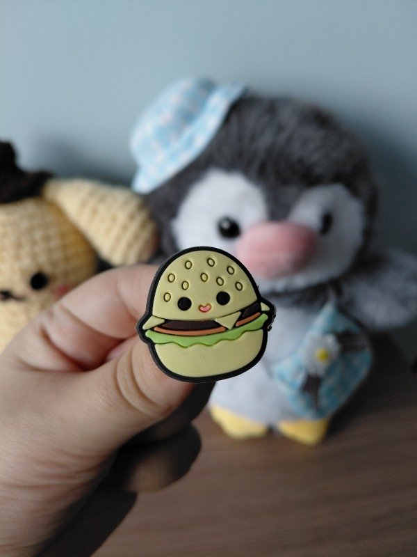 Producto - Pines para ropa - Patito hamburguesa