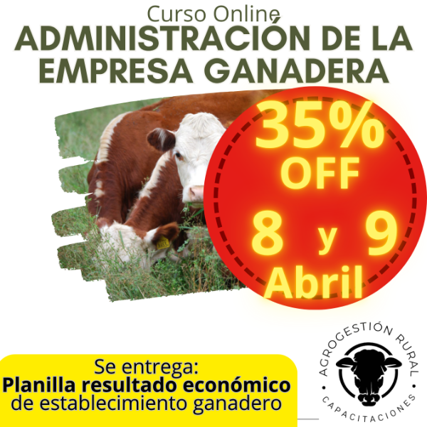 Producto - Curso online Administración de la Empresa Ganadera