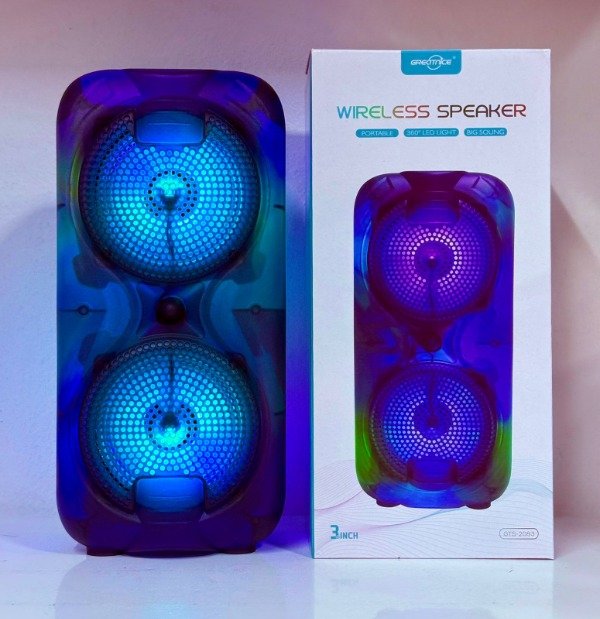 Producto - Parlante inalámbrico 2X3 GTS-2083