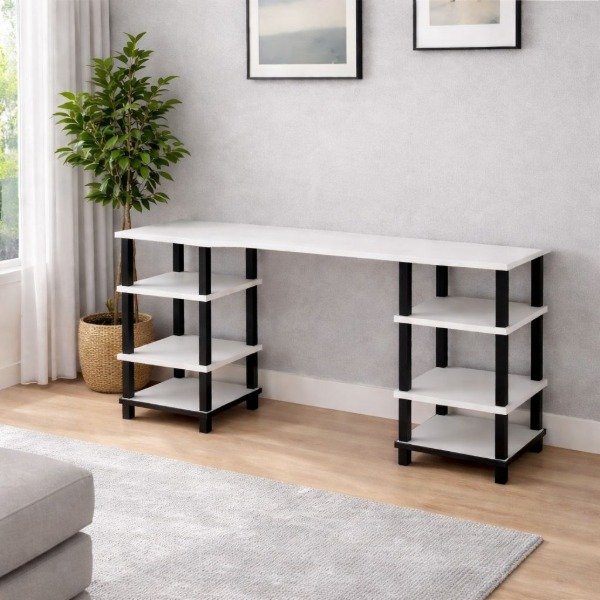 Producto - Escritorio estilo Nordico 1,60m Color Blanco - 4