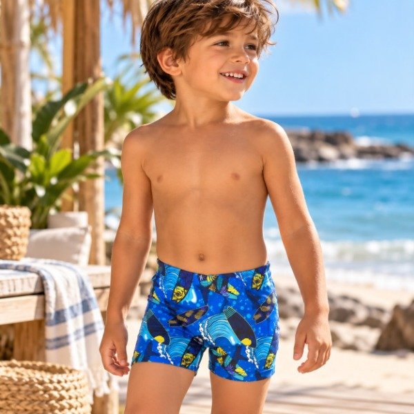 Producto - SHORT DE AGUA SURF - (AZUL)