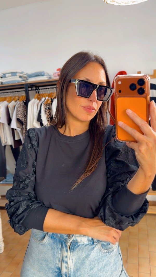 Producto - Blusa Broderie Negra