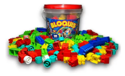 Producto - Balde de Bloques 120 piezas Bloquis - 1