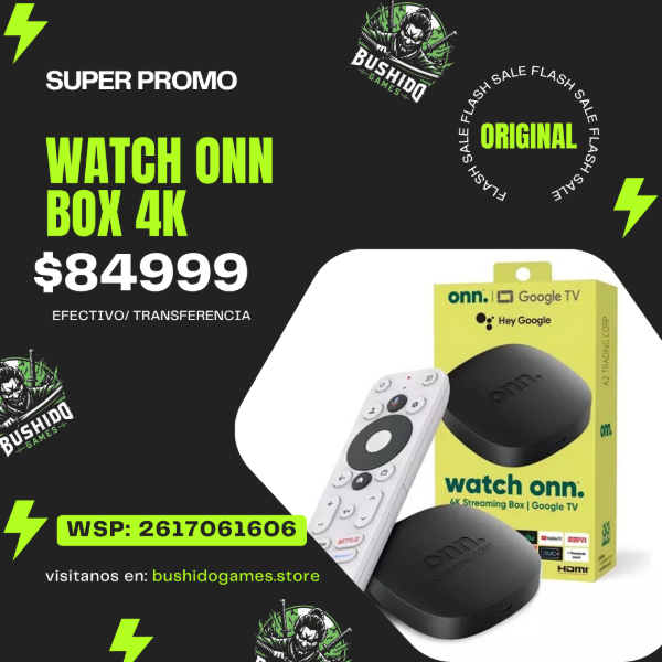 Producto - Watch Onn Box 4k