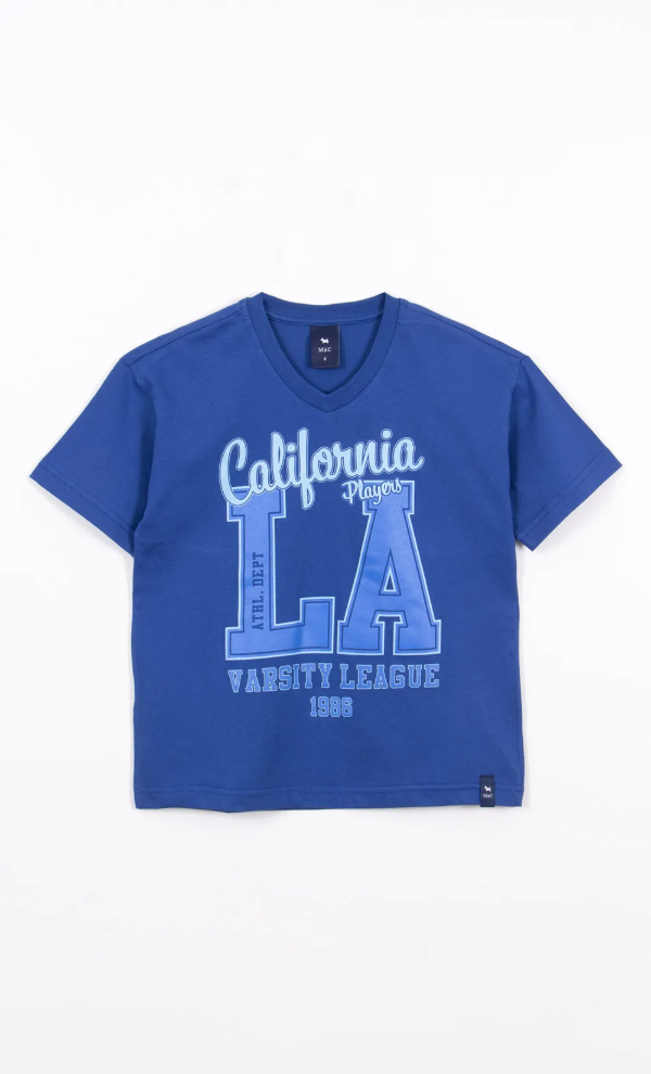 Producto - Remera MC Jr Los Angeles Azul F MM