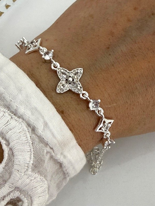 Producto - PB1487 Pulsera con cubic y micropave 16 + 4 cm