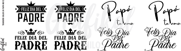 Producto - Transfer Color UV Dia del Padre 012