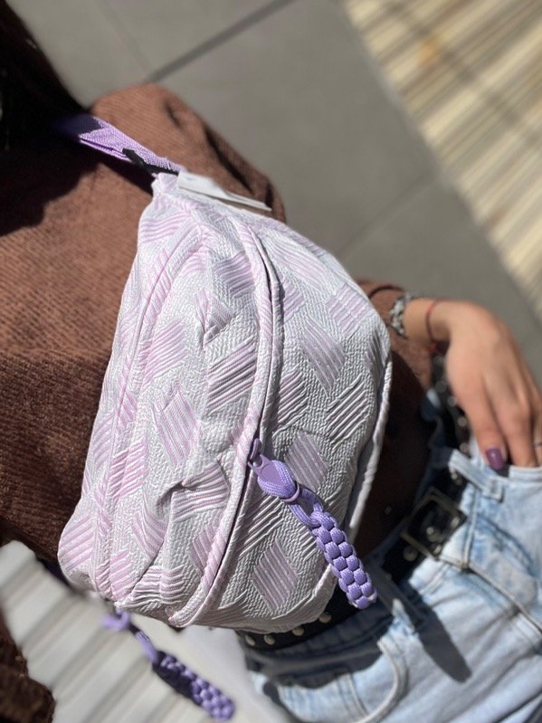 Producto - Riñoneras rayas lila