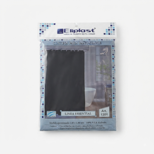 Producto - CORTINA SIMPLE ESSENTIAL ELIPLAST ART.1301