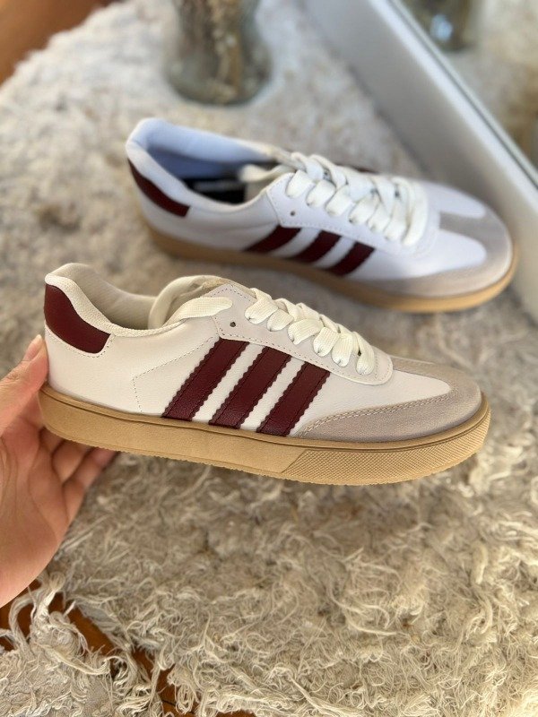 Producto - Clara blanco/bordó