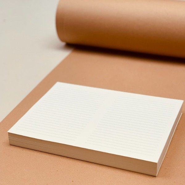 Producto - INTERIOR A4 C/GUARDA KRAFT, BOOKCEL RAYADO X5 - 1