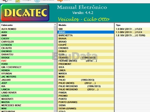 Producto - Dicatec 4.4.2 Offline Manuales Diagramas Electricos Autos Mercosur