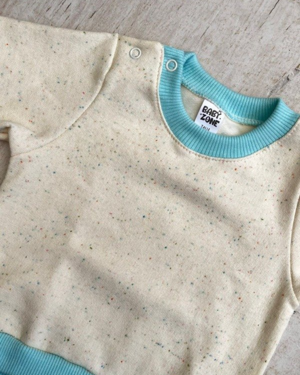 Producto - Buzo Pintitas celeste