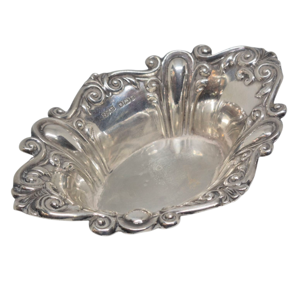 Producto - Par de bandejas despojadores de plata inglesa 925
