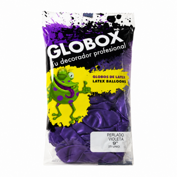 Producto - Globos perlados 9pulgadas x25 unidades - 10