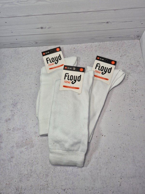 Producto - MEDIAS COLEGIAL 1/2 CAÑA BLANCA TALLE 5 FLOYD