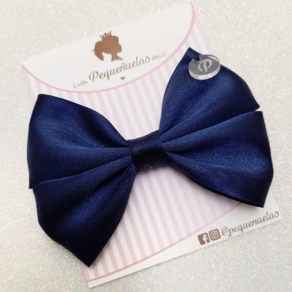 Producto - Moño Emma Azul Marino