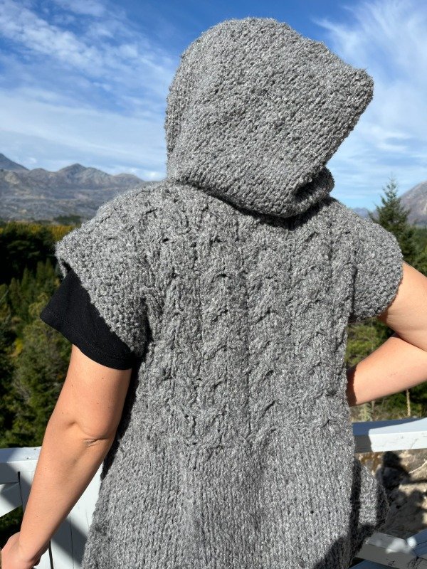 Producto - Chaleco Largo gris