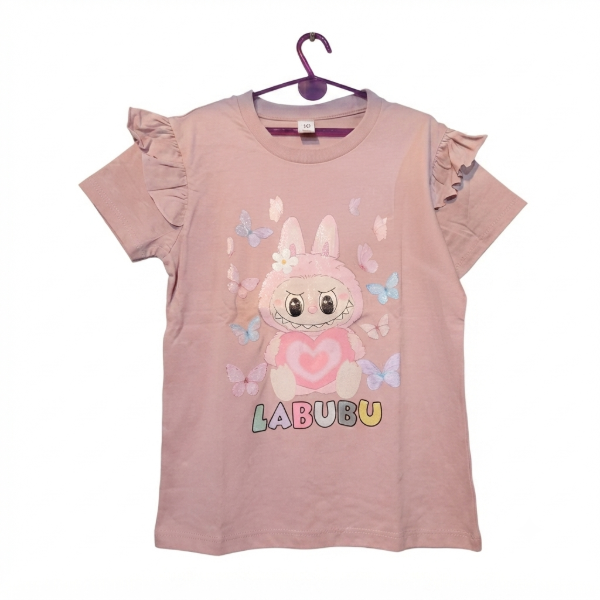 Remera manga corta infantil Labubu — imagen 2