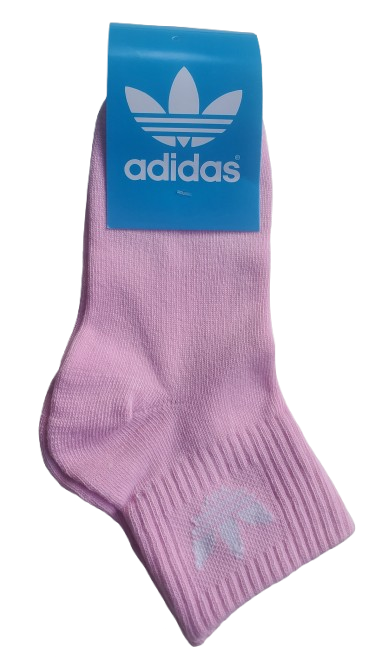 Producto - MEDIAS SOQUETE ALTO ROSA LOGO BLANCO CLASICO 33 AL 42 PACK 12 UNI.