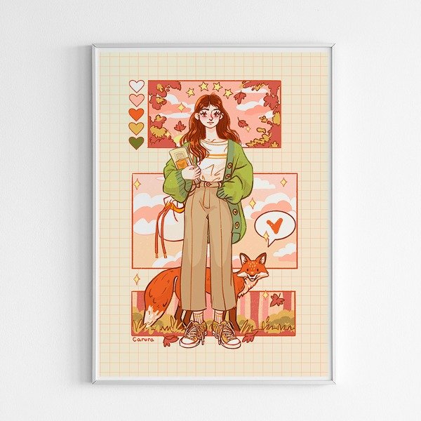 Producto - Print Chica y Zorro