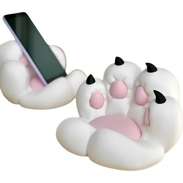 Producto - Porta Celular y Consola con Patas de Gato Kawaii