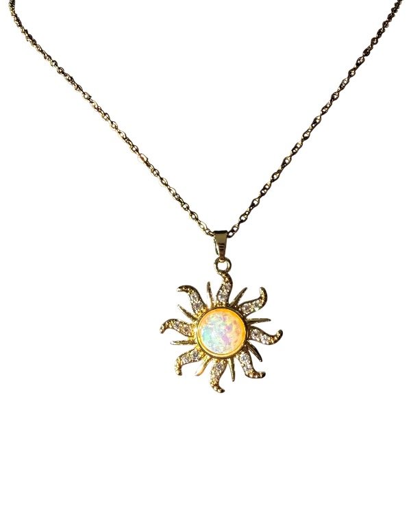 Producto - Collar Rapunzelcore-Titanio enchapado en oro 18k y micro pavé