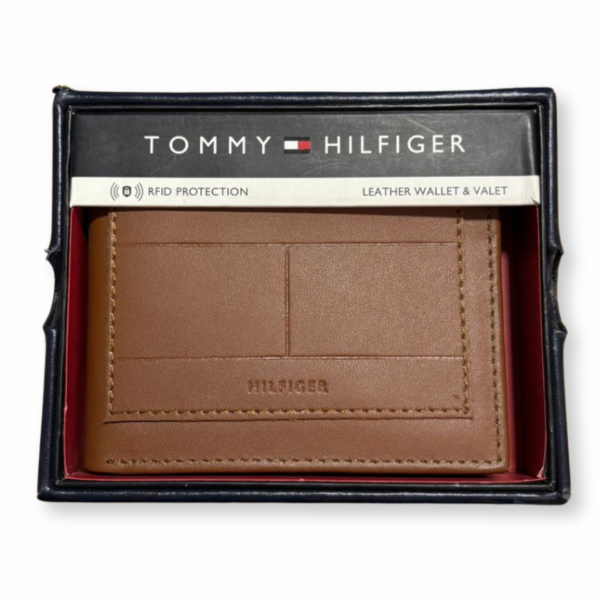 Producto - Billetera Tommy Hilfiger Cuero Hombre Original Marrón