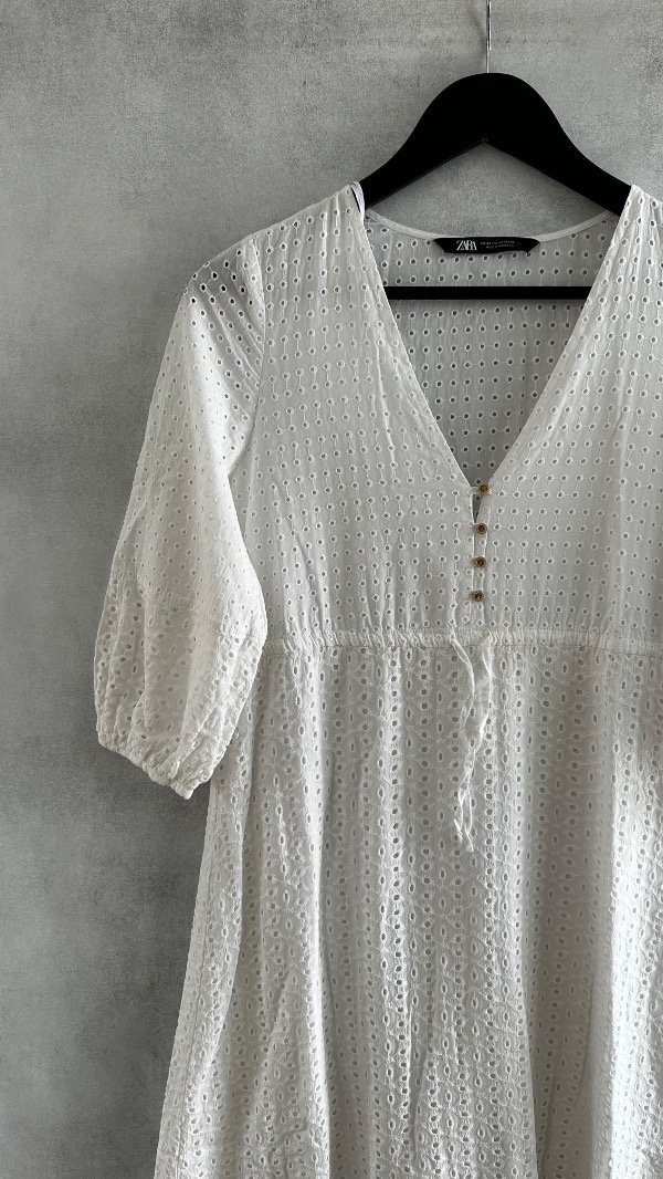 Producto - Vestido bordado perforado Zara - 2
