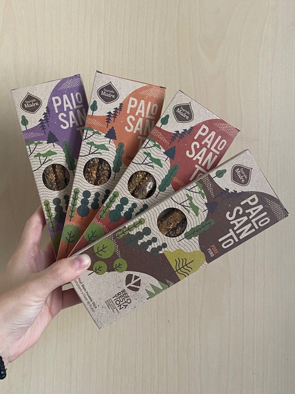 Producto - Sahumerios Palo Santo Sustentable x4