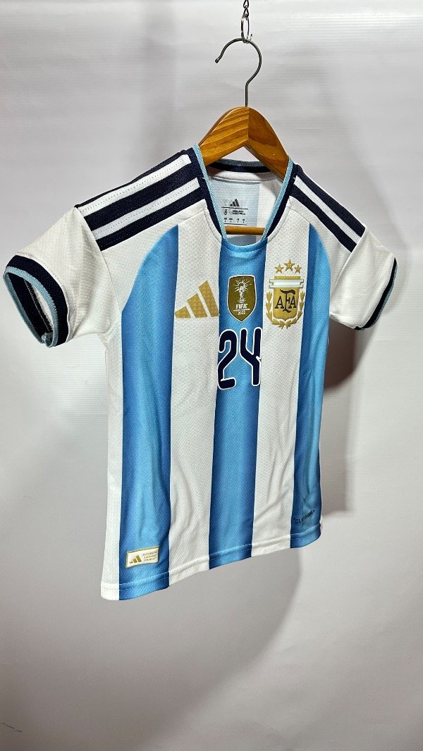 Producto - Enzo Fernandez Argentina Titular 2026 Oficial Mundial EE.UU/Canada/Mexico Niños