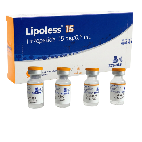 Producto - TIRZEPATIDA LIPOLESS 15MG (4 X 15MG VIALS)
