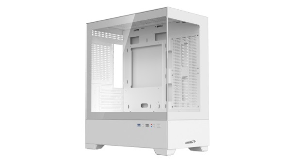 Producto - Gabinete Sentey H30 (GS-6130-SF-WHITE) -sin coolers (soporta hasta 7x120mm)