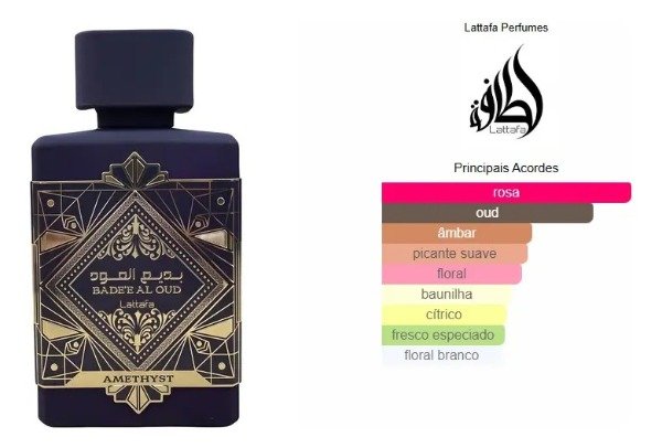 Producto - Perfume Lattafa Badee Al Oud Amethyst, 100ml (Original) - 1