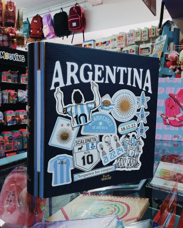 Producto - Carpeta escolar 3x40 Argentina FW n3