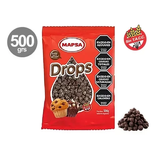 Producto - CHOCOLITO MARRON DROPS MAPSA X 100G