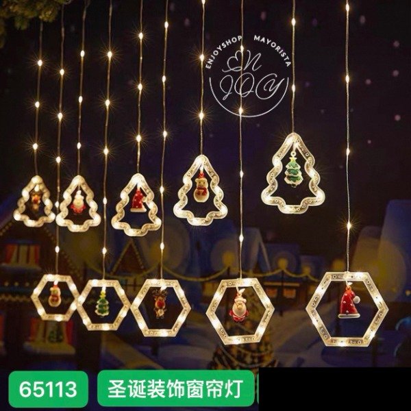 Producto - LUZ LED DECORACION COLGANTE NAVIDEÑO 65113
