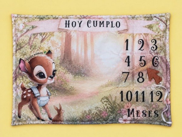 Producto - Manta crecimiento Bambi