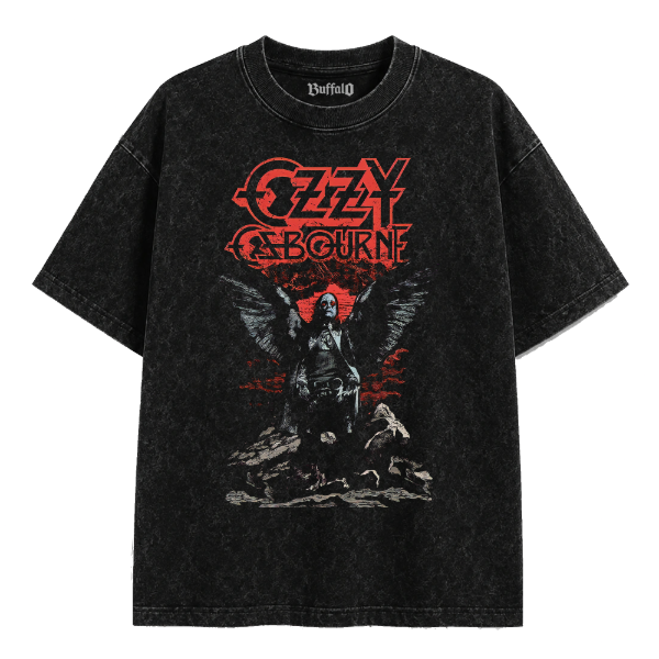 Producto - REMERA OZZY OSBOURE - BLACK RAIN - RETRO - OVERSIZE - 0