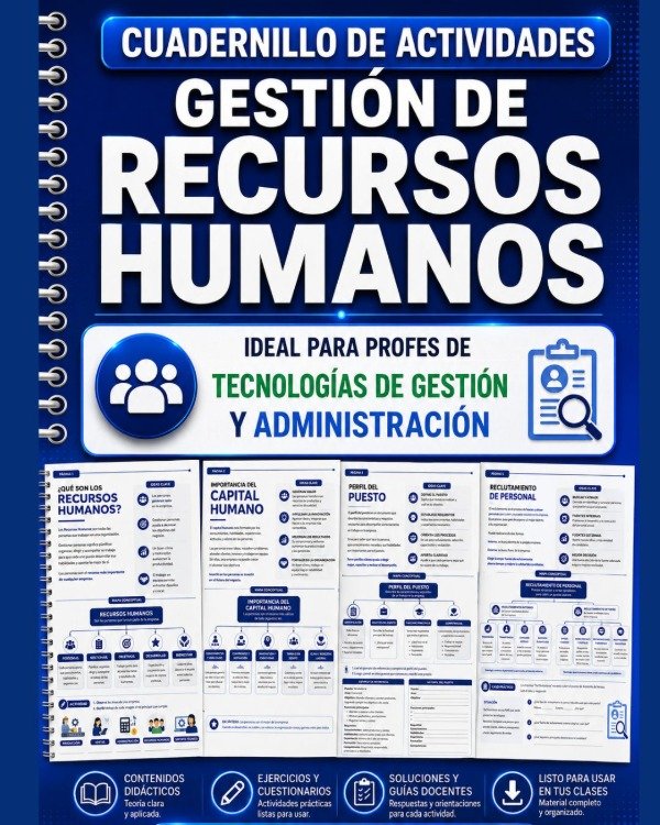 Producto - CUADERNILLO DE ACTIVIDADES - GESTIÓN DE RECURSOS HUMANOS