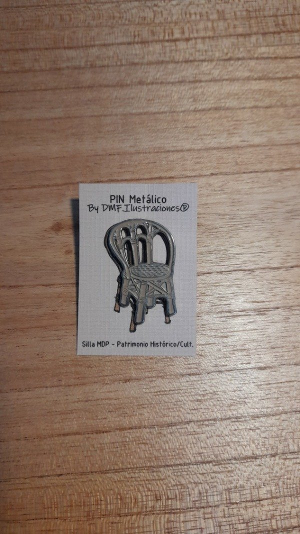 Producto - Pin Metálico - Silla MDP