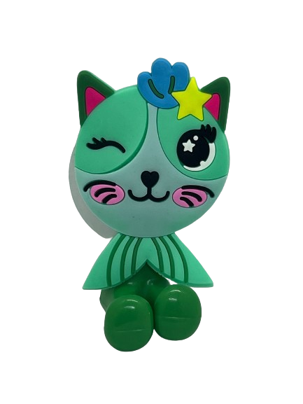 Producto - Portacepillo Animado "Gatita Verde"