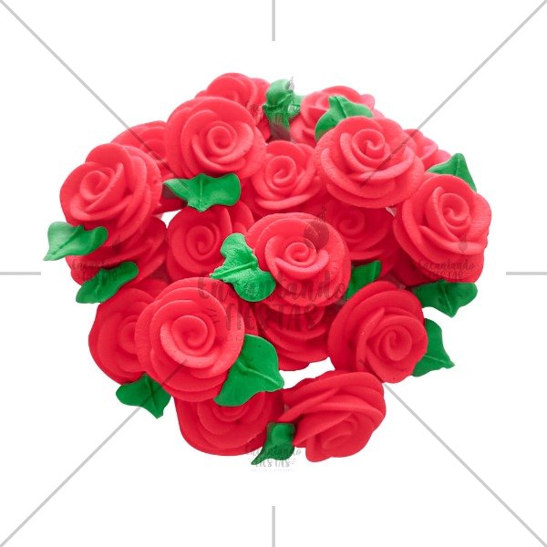 Producto - Rosas medianas azúcar x 4u color Rojo