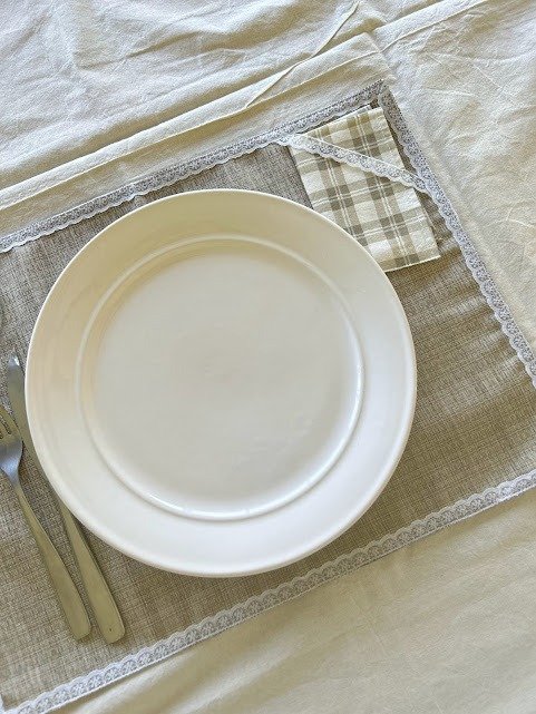 Producto - Individuales x6 Lino + Servilletas