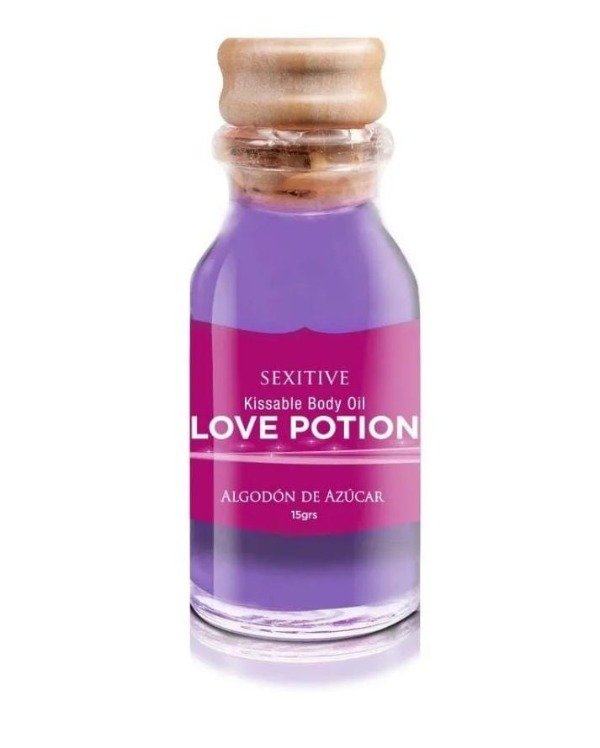 Producto - Sexitive mini Love Potion (algodón de azúcar) aceite comestible 15grs