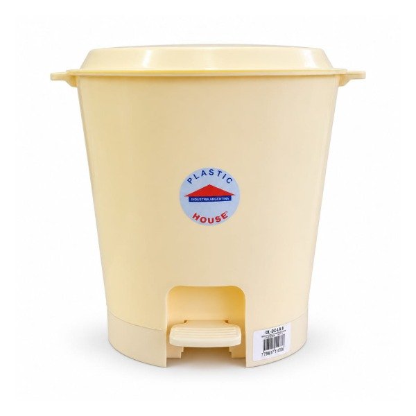 Producto - CESTO 7 LITROS PEDAL (CREMITA Y BLANCO) - 0