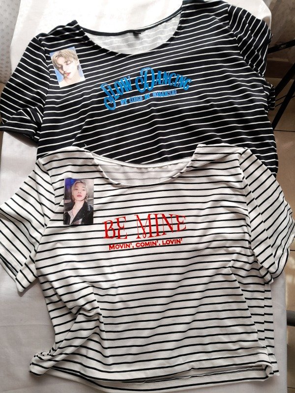 Producto - REMERAS RAYADAS (JIMIN Y TAE)