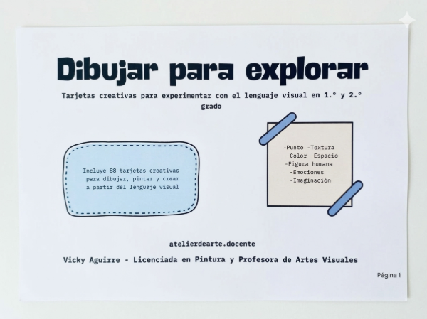 Producto - RECURSO LÚDICO "DIBUJAR PARA EXPLORAR" (TARJETAS)