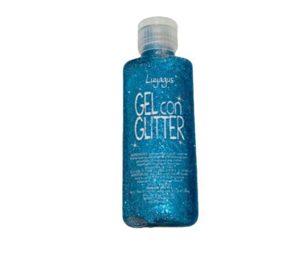 Producto - GLITTER EN GEL CELESTE - TURQUESA LUYAGUS